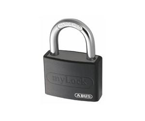 Abus 49944 T65Al/40mm My Lock Aluminium Padlock Black Keyed Alike 6401