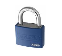 ABUS Mechanical Padlock T65AL/40mm My Lock - Aluminium - Blue