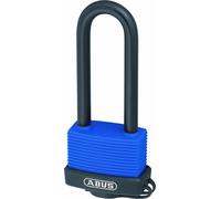 ABUS 50676 80mm Stainless Steel Long Shackle Brass Padlock with 6401 Alike Keyed