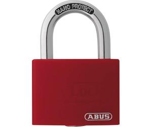 ABUS 508707 50870 T65AL/40 Padlock Aluminium Red