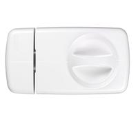 ABUS 532948 7010 W Additional Door Lock with Rotary Knob White