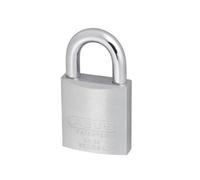 ABUS Padlock 83/50 - for Doors, Gates, cabinets and Much More. - Chrome-Plated Lock Body Made of Solid Brass - incl. 2 Keys - Silver