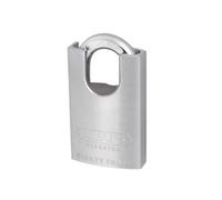 Abus 53928 83/50mm Chrome Plated Brass Padlock Hardened Closed Shackle