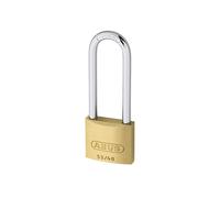 ABUS 55/40mm Brass Padlock 63mm Long Shackle Carded 35080