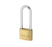 ABUS 55/40mm Brass Padlock 63mm Long Shackle