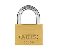 ABUS 55/50mm Brass Padlock in Yellow Abus Yellow