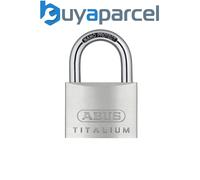 ABUS 56383 64TI/60mm TITALIUM Padlock Carded ABU64TI60C