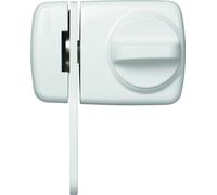 ABUS 589256 7530 W Door Lock with Blocking Clip for Thin Doors White
