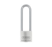ABUS Padlock Titalium 64TI/30HB60 gl.-6311 - keyed Alike and with high Shackle - Basement Lock with Lock Body Made of Special Aluminium - Hardened Steel Shackle - ABUS Security Level 4