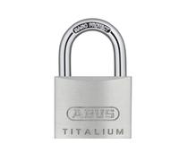 ABUS Padlock Titalium 64TI/35 gl.-6355 - keyed Alike - Basement Lock with Lock Body Made of Special Aluminium - Hardened Steel Shackle - ABUS Security Level 4