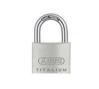 ABUS Padlock Titalium 64TI/35 gl.-6355 - keyed Alike - Basement Lock with Lock Body Made of Special Aluminium - Hardened Steel Shackle - ABUS Security Level 4
