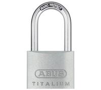 ABUS Padlock Titalium 64TI/40HB40 gl.-6411 - keyed Alike and with high Shackle - Basement Lock with Lock Body Made of Special Aluminium - ABUS Security Level 5