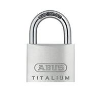ABUS 64TI/ TITALIUM Padlock | 20mm to 60mm | Carded, Keyed Alike, Long Shackle
