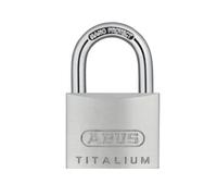 ABUS 64TI/ TITALIUM Padlock | 20mm to 60mm | Carded, Keyed Alike, Long Shackle