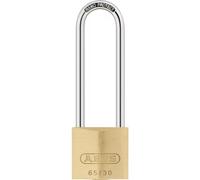 Abus 65/30HB60 Long Shackle Brass Key Padlock - 30mm