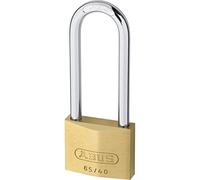 Abus 65/30mm Brass Padlock 60mm Long Shackle Carded ABU6530LS60C
