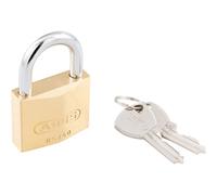 ABUS Padlock Brass 65/40 - Cellar Lock, Locker Lock and Much More - Solid Brass Lock Body - Hardened Steel Shackle - ABUS Security Level 5