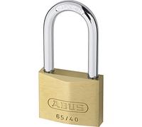 ABUS 65 Series Brass Long Shackle Padlock - 40mm KA (6405) 40mm Shackle 65/40HB4