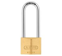 Abus Keyed Padlock, Keyed Different, Brass, Bronze, 40mm Width, Weatherproof