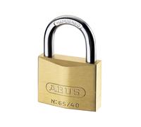 Abus 65/40mK Brass Key Padlock - 40mm