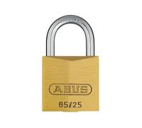 ABUS 65 Series Brass Padlock Secure Locking x2 Keys Weatherproof Shed Door Lock