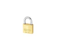 ABUS Padlock Brass 65/30 - Set of 4, keyed Alike - Solid Brass Lock Body - Hardened Steel Shackle - ABUS Security Level 4