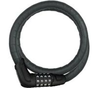 ABUS armoured cable lock Steel-O-Flex Tresorflex 6615C + SCMU holder - combination lock made of steel cable with armour made of steel sleeves - security level 5