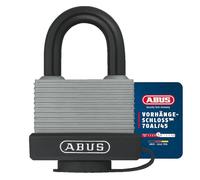 ABUS 70AL/45 Grey Aluminium Padlocks Vinyl Coated 45 mm Grey
