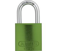 ABUS 72/40 KD Aluminum Safety Padlock Keyed Different Padlock with 1"""" Shackle Green