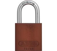 ABUS 72/40 KD Aluminum Safety Padlock Keyed Different with 1"""" Shackle Brown (Model: 72AL/40 KD Brown 1"""" Shackle)