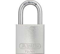 ABUS 72/40 KD Safety Lockout Aluminum Keyed Different Padlock with 1"""" Shackle Silver