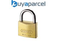Abus ABU8560C 85/60 60mm Brass Padlock Carded