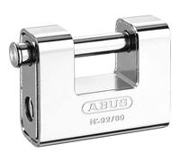 Abus Mechanical 35214 92/80Mm Monoblock Brass Body Shutter Padlock Carded