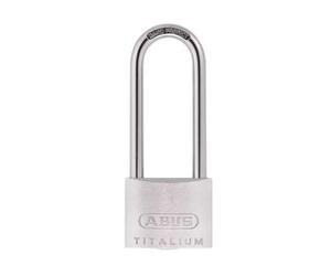 ABUS 80TI/ 40mm, 50mm, 60mm | TITALIUM Padlock Carded, Keyed Alike, Long Shackl