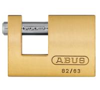 ABUS 82/ 63mm, 70mm, 90mm | Monoblock Brass Shutter Padlock |Carded, Keyed Alike
