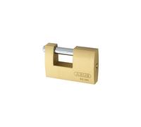 ABUS 8290 82/90 90mm Monoblock Brass Shutter Padlock