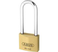 Abus 35434 85/40mm Brass Padlock 63mm Long Shackle Carded Abu8540Lsc