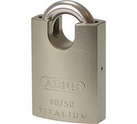 ABUS 90RK/50 Titalium Padlock Protected and Arch of Steel 50 mm