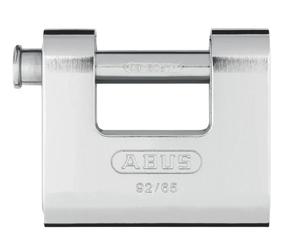 ABUS 92/ 65mm,80mm Monoblock Brass Body Shutter Padlock | Carded, Keyed Alike