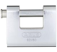ABUS 92/80 Monoblock Solid Brass with Steel Jacket Padlock Keyed Alike