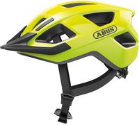 ABUS Aduro 3.0 LED Bike Helmet - sporty city Helmet in a stylish design for everyday and sporty Tours - with Rear Light - for Men and Women - Size S, black