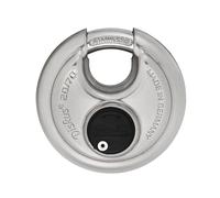 ABUS discus padlock 20/70 - weatherproof for the garden - with discus welding technology for the best protection against break-ins - ABUS security level 9 - silver
