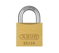 Abus ABU5530C 55/30 30mm Brass Padlock Carded