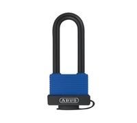 ABUS 70IB/45HB63 Weatherproof Brass Padlock - Long Stainless Steel Shackle - Aqua Safe Marine Grade - Corrosion Resistant - Plastic Coated - Security Level 5