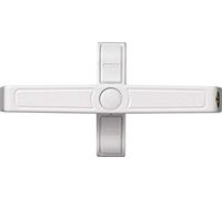 ABUS ABUS 2420 AL0145 Window Security Lock with Swivel Latch for Double Wing Windows, Simultaneous Locking, Security Level 6 - 89643, White