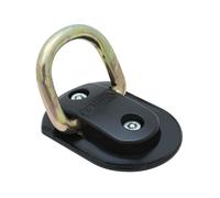 ABUS Granit WBA 75 wall and floor anchor - Fixing anchor for bicycle, motorbike or scooter - Anti-theft device for garages, cellars, house walls - security level 15, Black, One Size