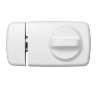 ABUS Additional Door Lock 7010 - Deadbolt, Rotary Knob, White