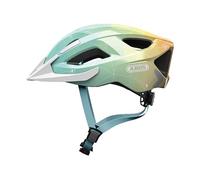 ABUS Aduro 2.0 City Helmet - Allround Bicycle Helmet in Sportive Design for City Traffic - for Women and Men - Blue Art, Size M