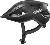 ABUS Aduro 3.0 LED Bike Helmet - sporty city Helmet in a stylish design for everyday and sporty Tours - with Rear Light - for Men and Women - Size S, black