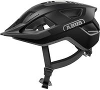 ABUS Aduro 3.0 LED Bike Helmet - sporty city Helmet in a stylish design for everyday and sporty Tours - with Rear Light - for Men and Women - Size S, black